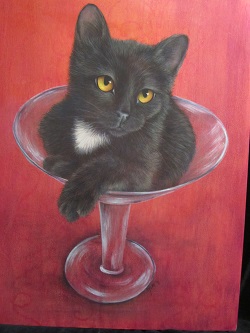 Martini Kitty Acrylic e-Packet